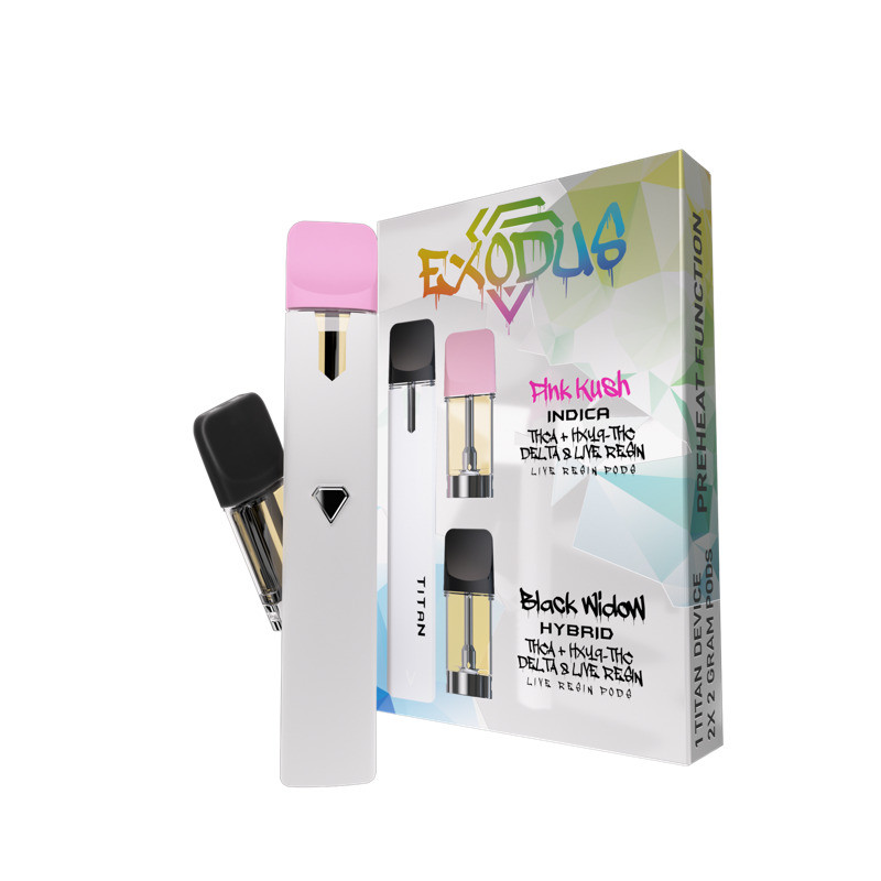 Exodus Titan THCA + D8 + HXY-9 THC Live Resin Pods Starter Kit