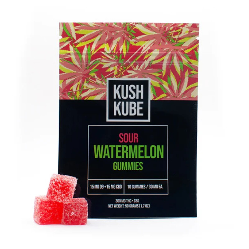 Kush Kube Delta 9 THC + CBD Gummies - Calm Leaf