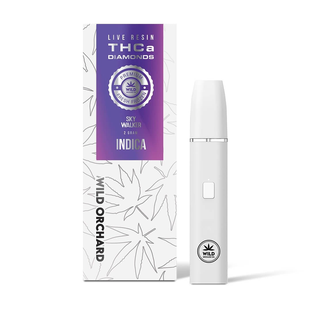Wild Orchard THCA Diamonds Live Resin 2G Disposable Vape Pen - Calm Leaf