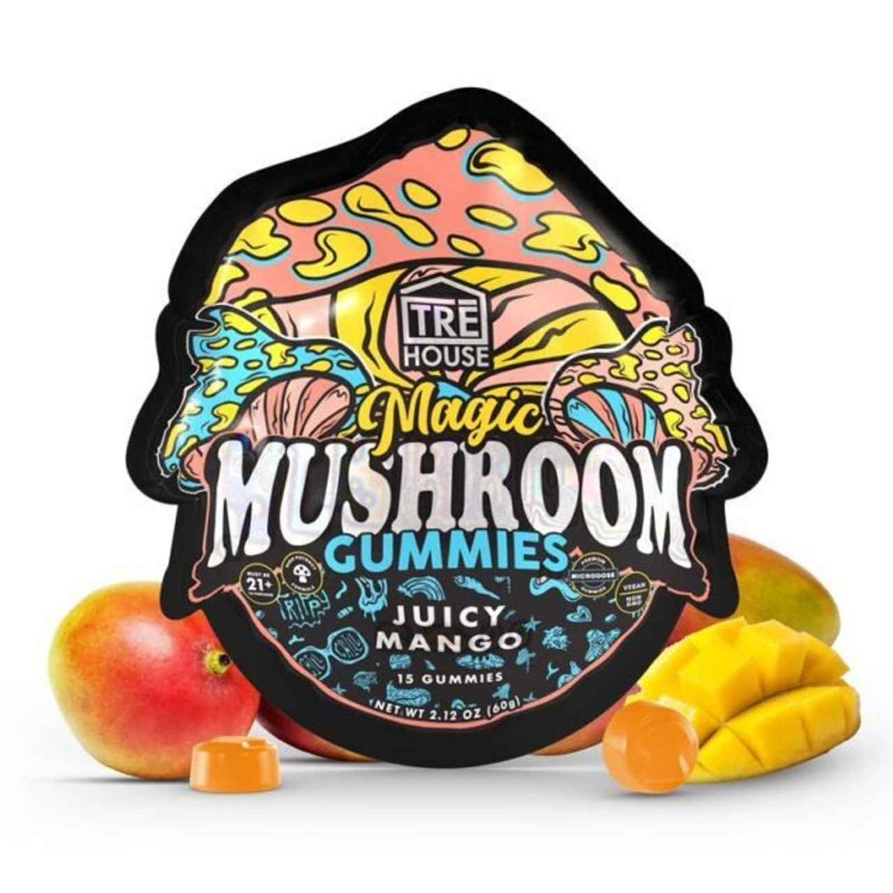 What Is In Tre House Gummies TRE House Magic Mushroom Gummies - Calm Leaf