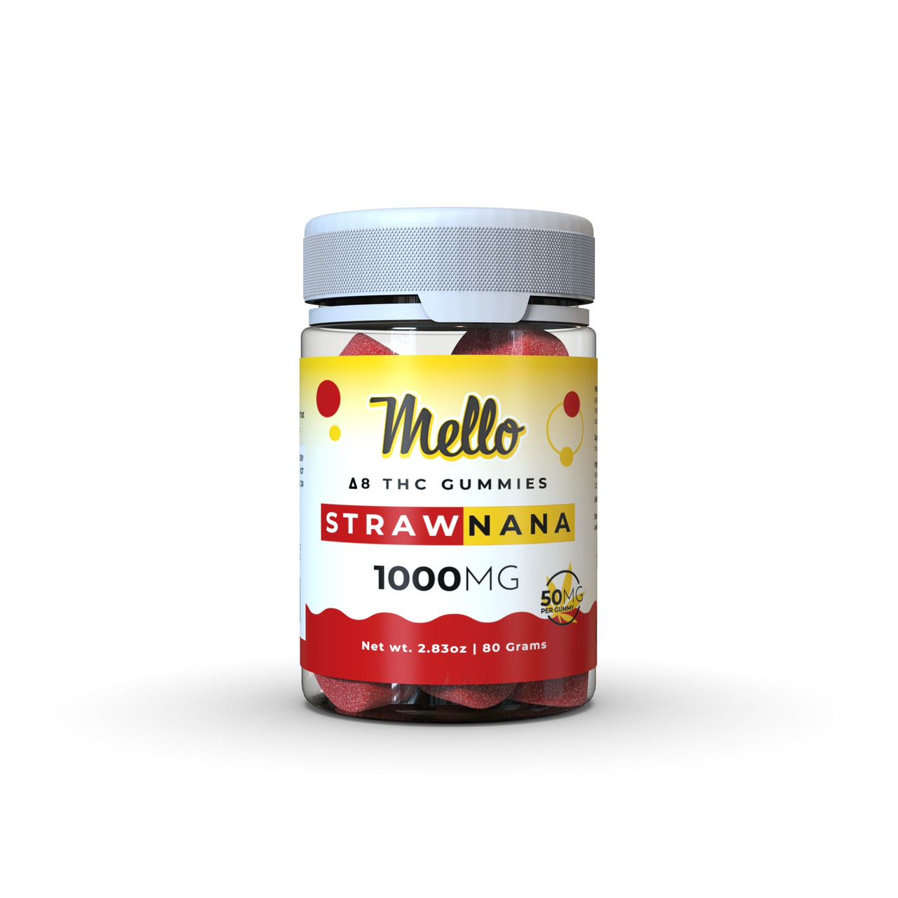 Mello Delta 8 THC Gummies - Calm Leaf
