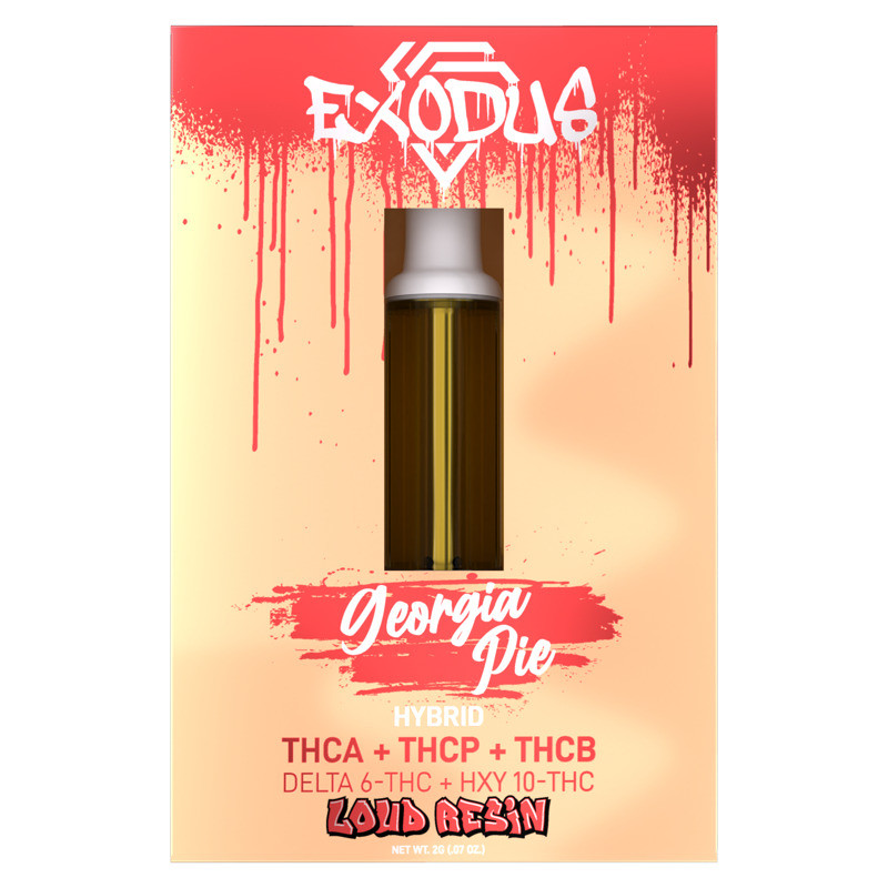 Exodus Zooted THCA + THCP + THCB + D6 + HXY10 THC Loud Resin 2G Vape  Cartridge - Calm Leaf