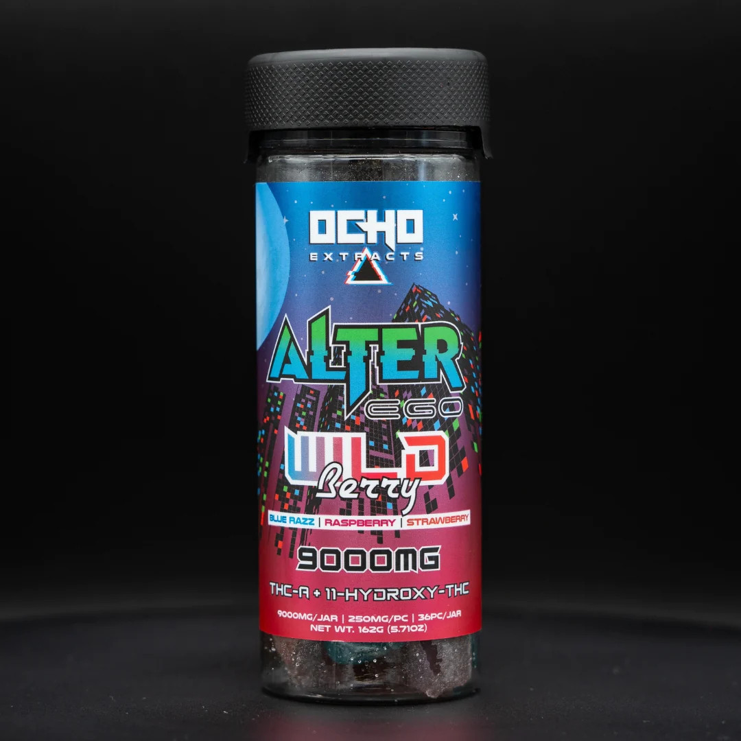 Ocho Extracts Alter Ego THC-A + 11-Hydroxy-THC Gummies - Calm Leaf