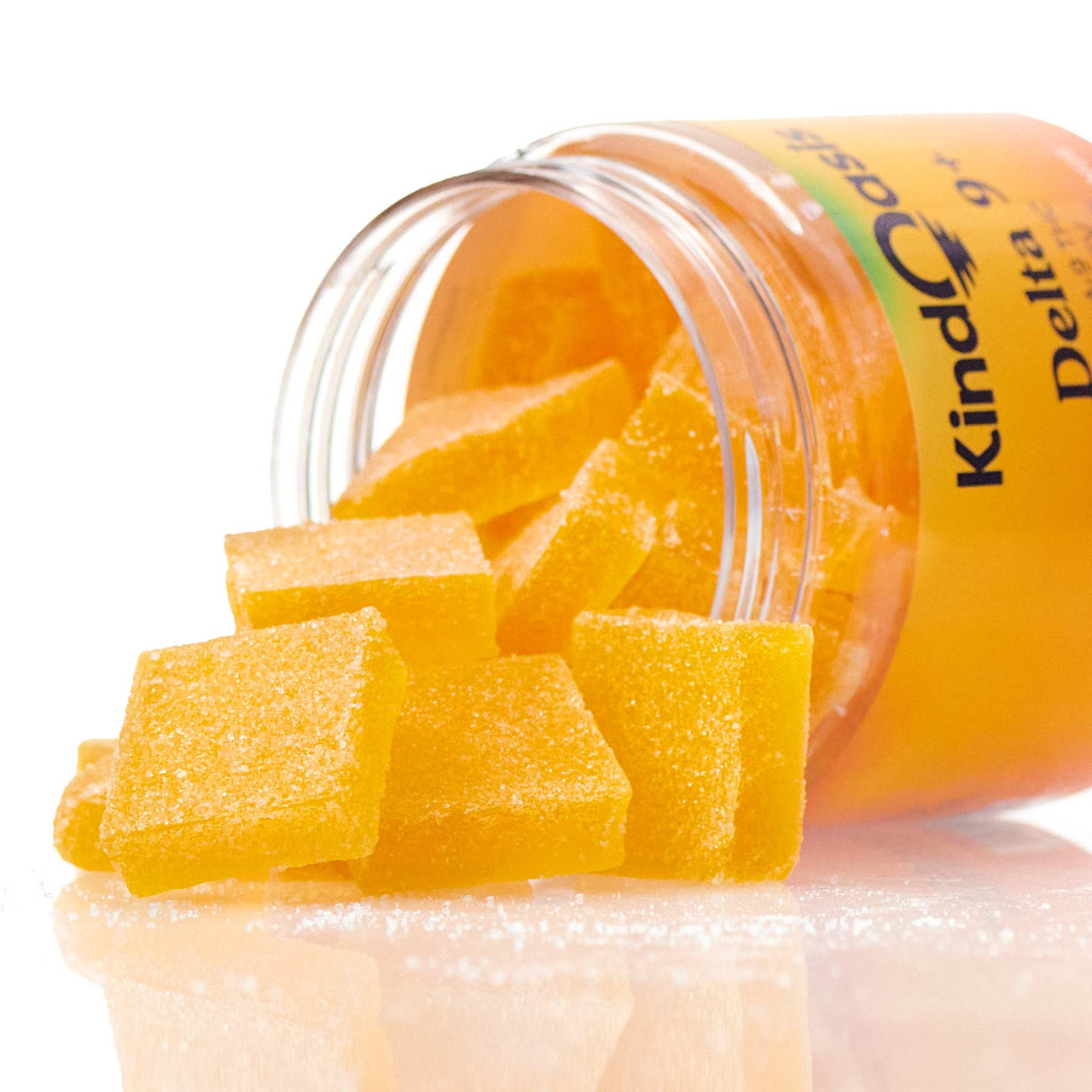 Kind Oasis Delta 9 THC + THCV Mandarin Orange Vegan Gummies - Calm