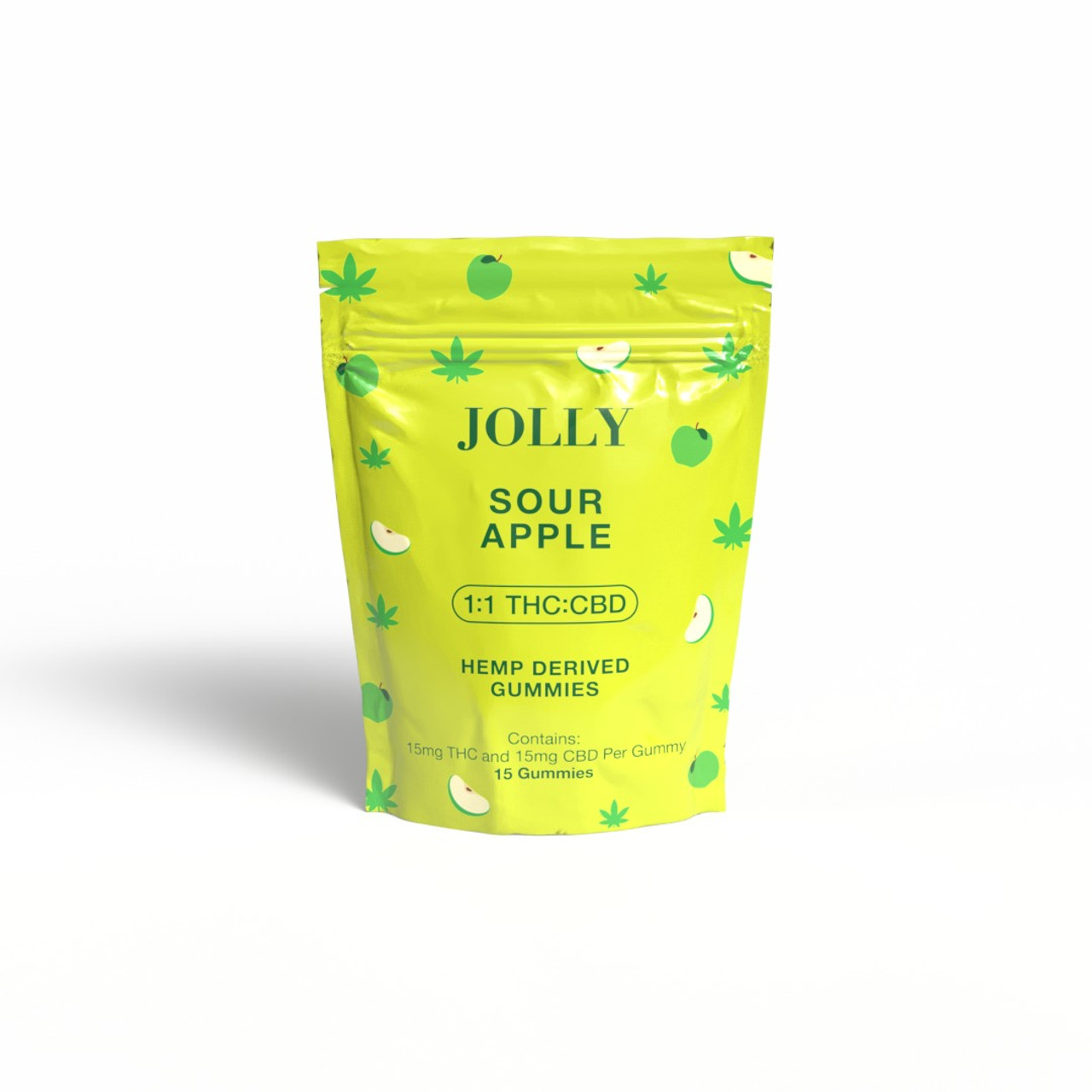 Jolly 1:1 Delta 9 THC + CBD Gummies - Calm Leaf