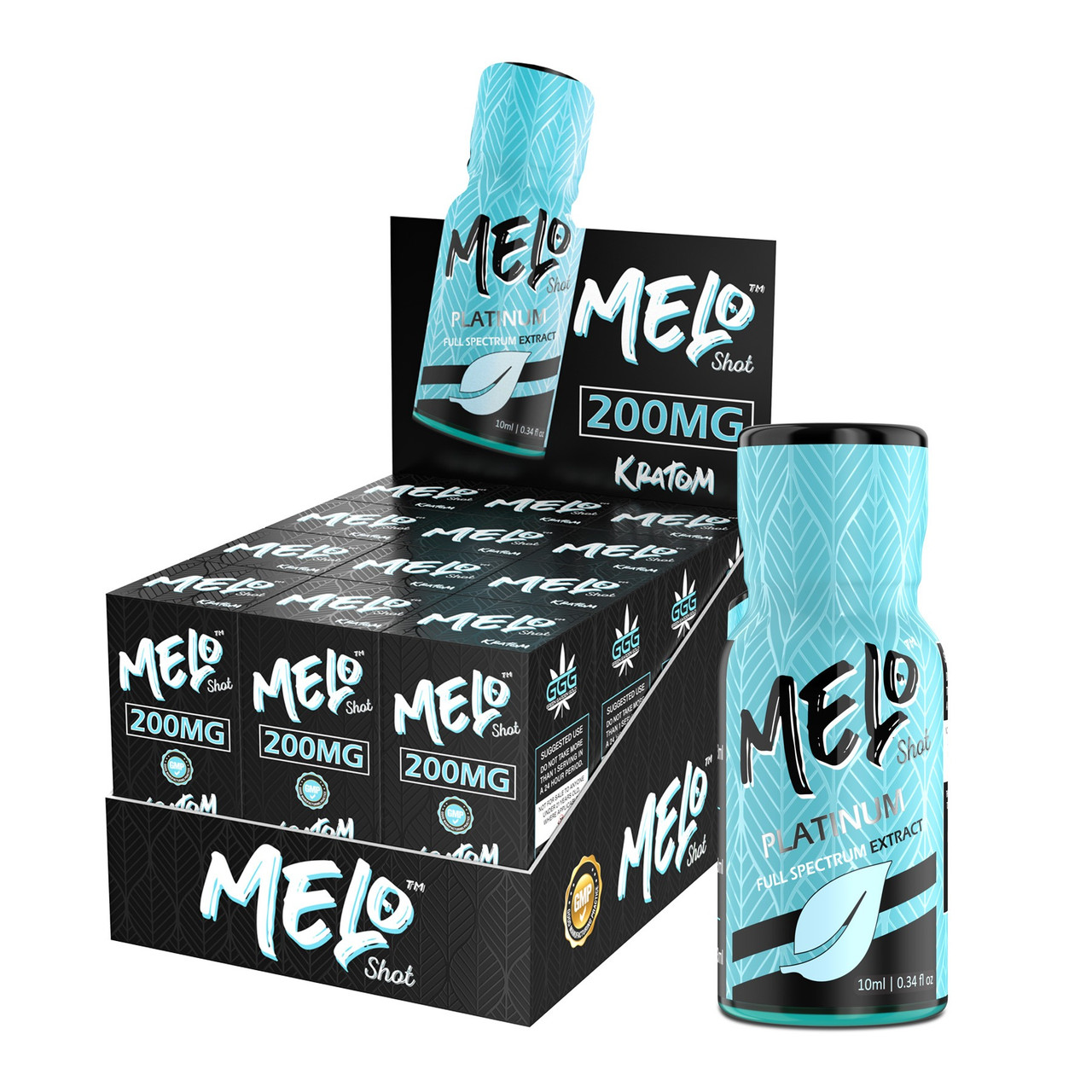 Melo Platinum Kratom Shot - Calm Leaf