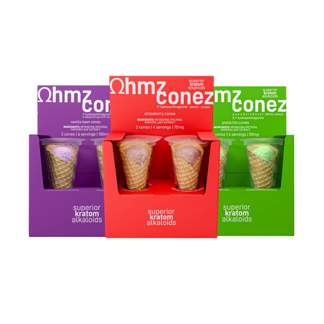 Ohmz Conez 7 Hydroxy Infused Cones - Calm Leaf
