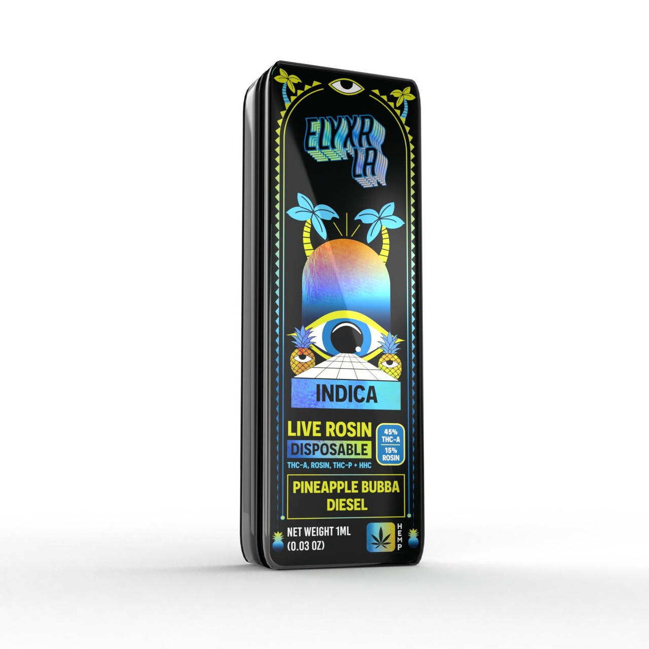 Elyxr Live Rosin THC-A + THC-P + HHC 1G Disposable Vape Pen - Calm