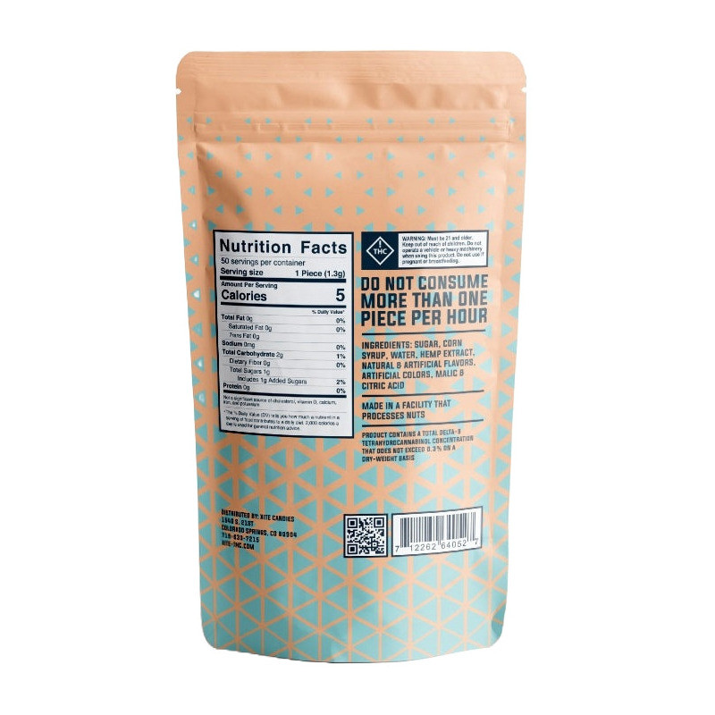 Xite Delta 9 THC + CBD Hard Candy - Calm Leaf