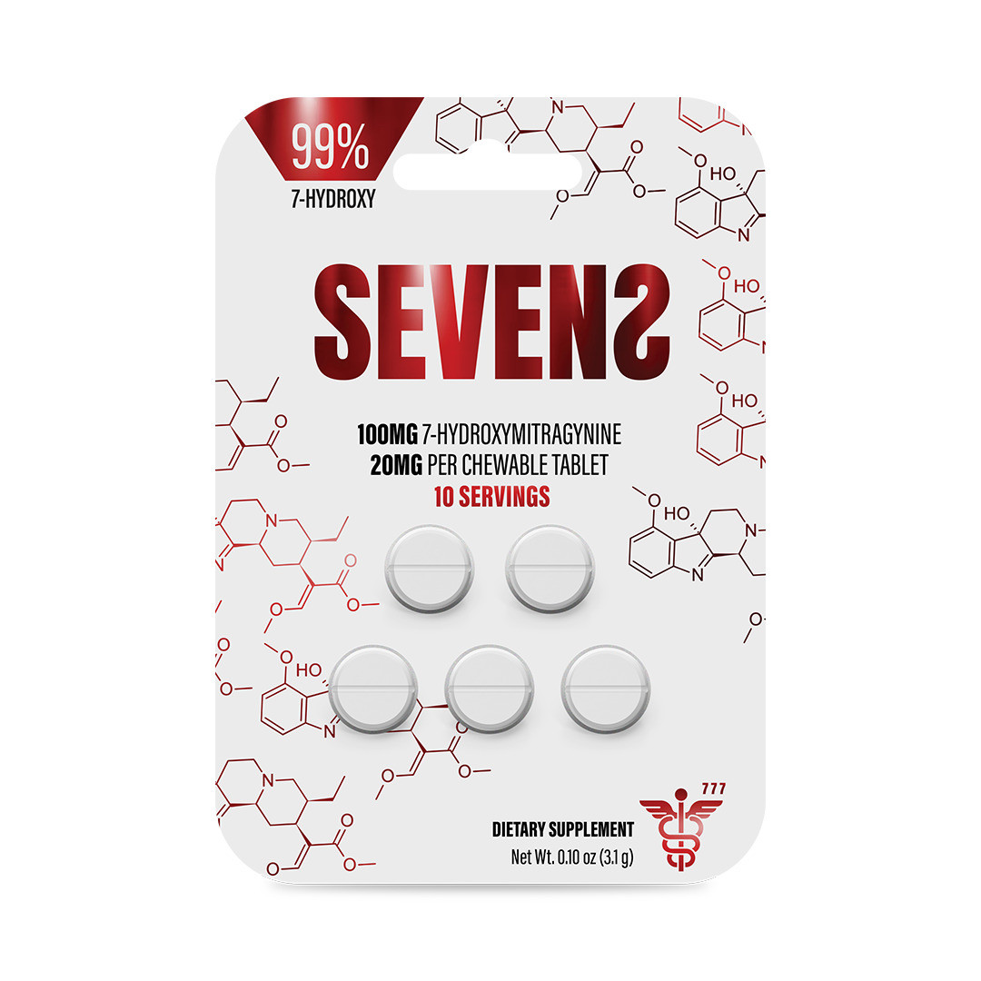 Sevens 99% 7-Hydroxymitragynine Chewable Tablets - Calm Leaf