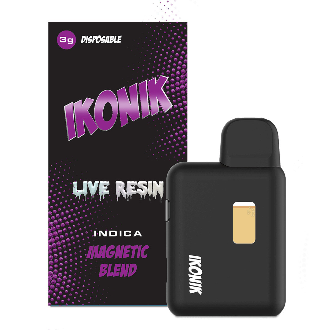 magnetic vapes disposable IKONIK Live Resin Blend 3G Disposable Vape Pen