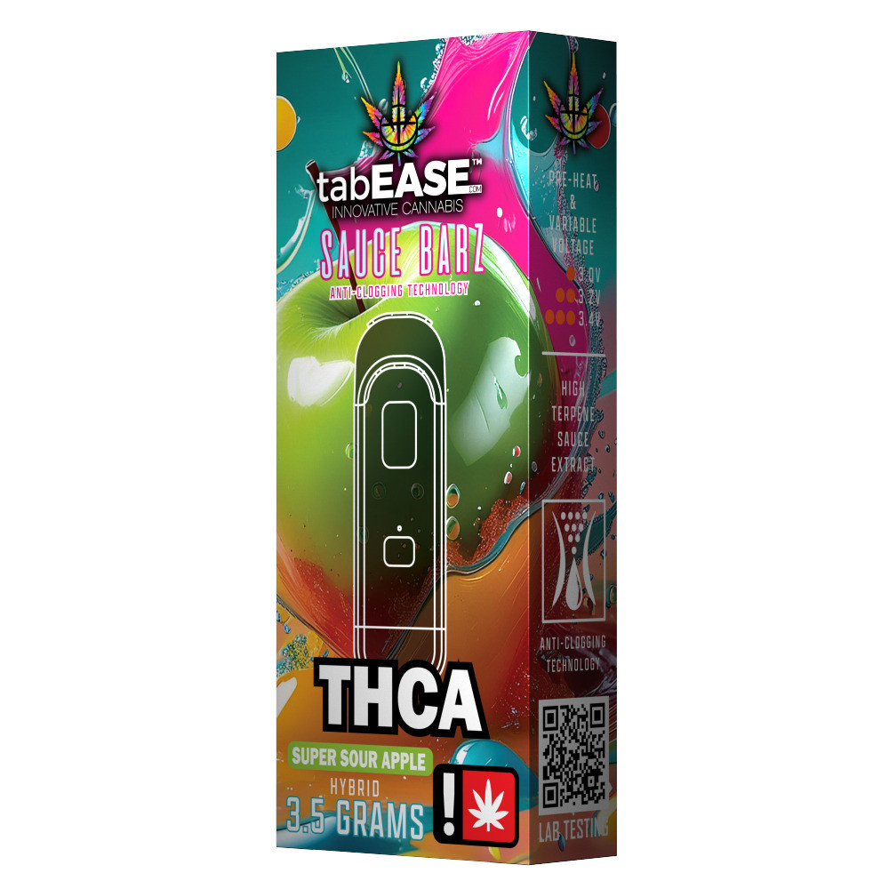 187 vape geht nicht TabEASE Sauce Barz High Terpene THCA 3.5G Disposable Vape Pen