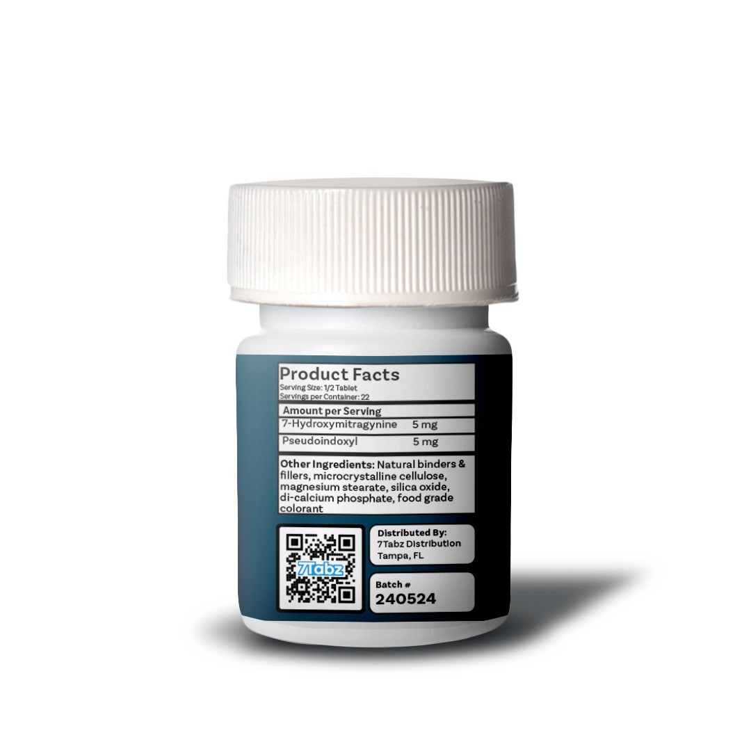 7Tabz 7-Hydroxy + Pseudo 10 Count 20mg Full Spectrum Dual-Alkaloid