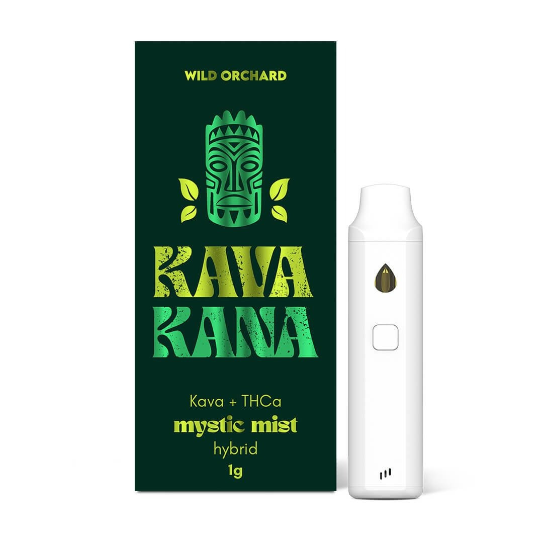 KavaKana THCA + Kava 1G Disposable Vape Pen - Calm Leaf