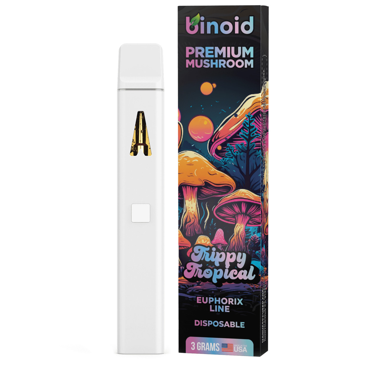 Binoid Euphorix Premium Mushroom 3G Disposable Vape Pen - Calm Leaf