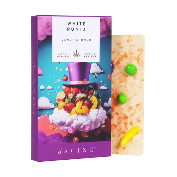 deVINE Delta 9 THC + CBD Confections Chocolate Bar - Calm Leaf