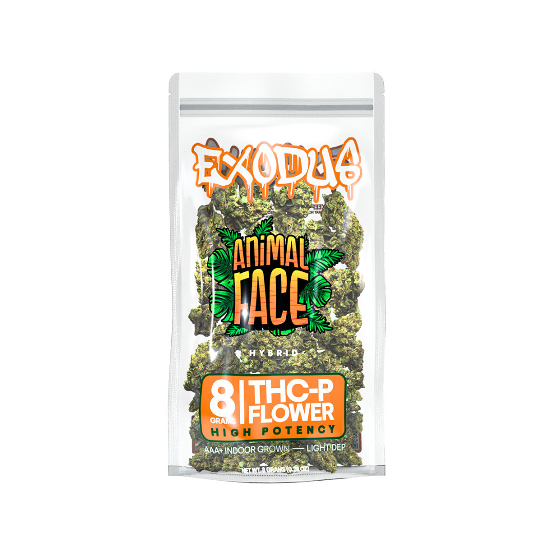 Exodus High Potency AAA+ Indoor Grown THC-P Flower - Calm Leaf