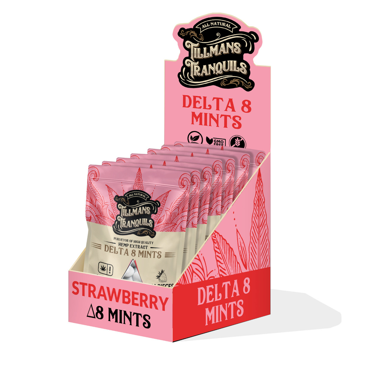 Tillmans Tranquils Delta 8 THC Mints - Calm Leaf