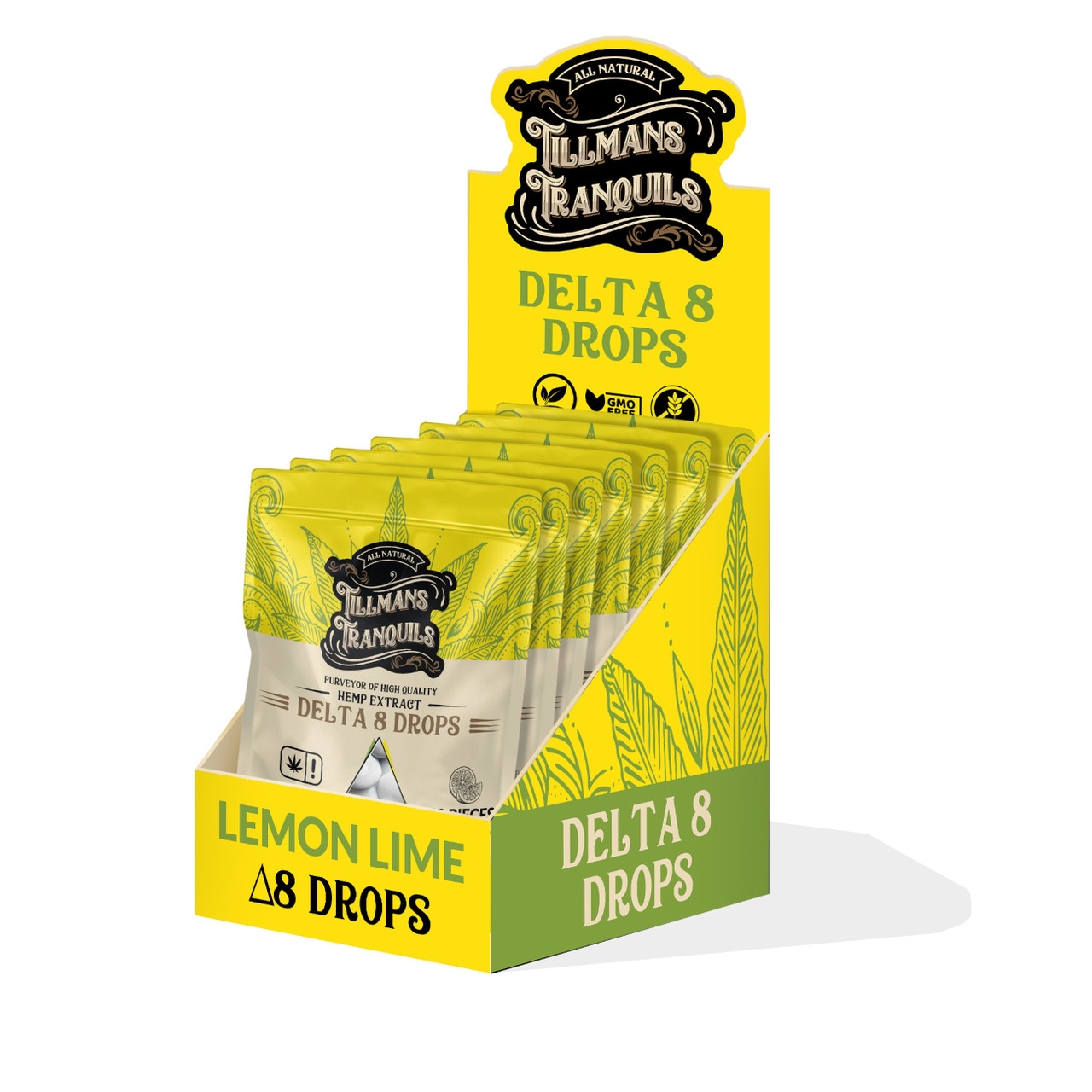 Tillmans Tranquils Delta 8 THC Mints - Calm Leaf