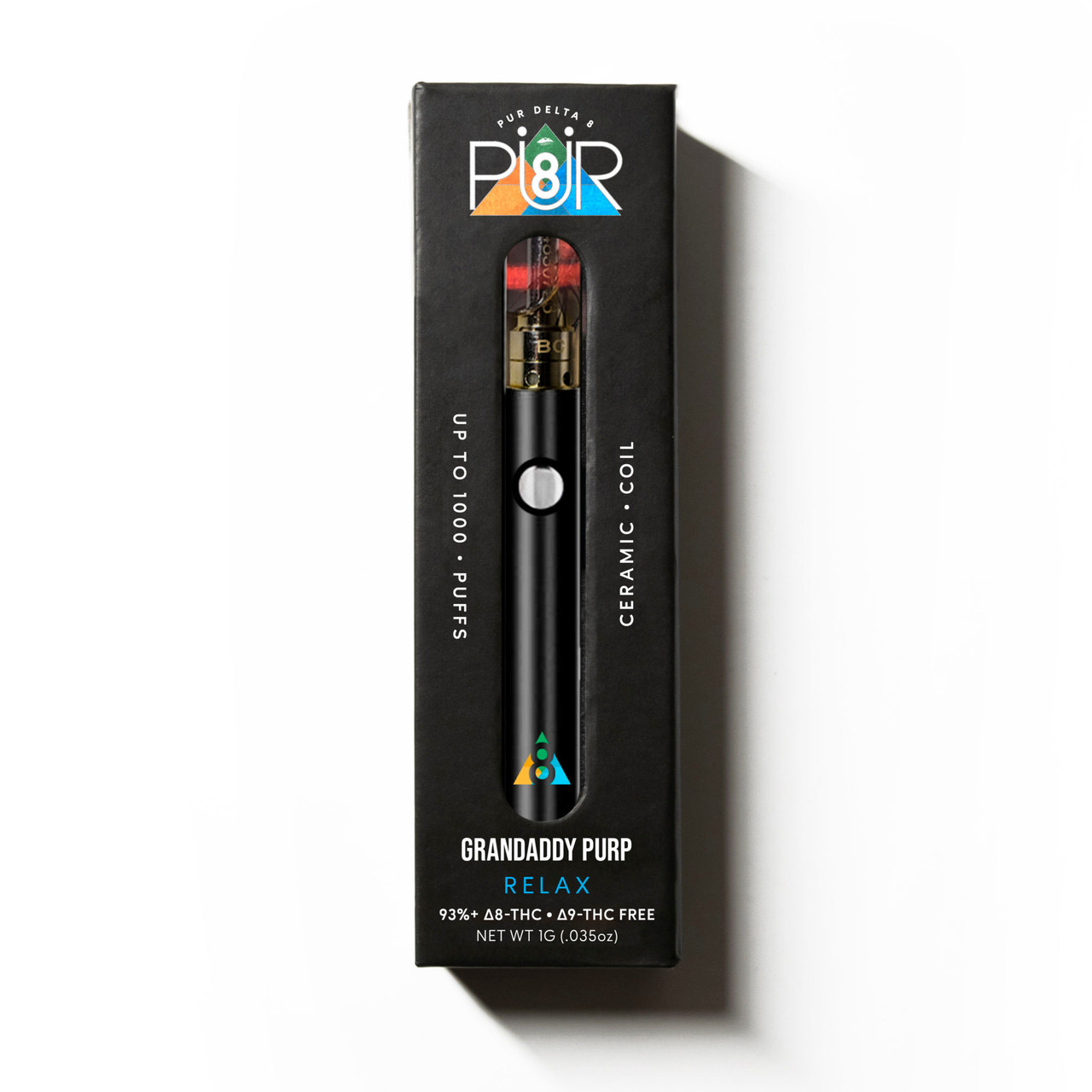 Pur Delta 8 THC Premium Disposable Vape Pen - Calm Leaf