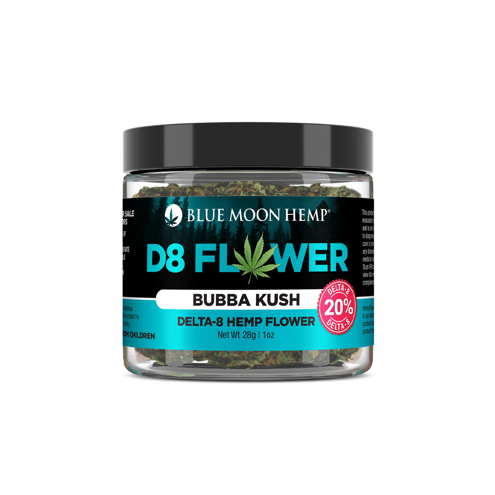 Blue Moon Hemp Delta 8 THC Flower - Calm Leaf