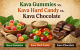 A Powerfully Sweet Kava Choice: Kava Gummies vs. Kava Hard Candy vs. Kava Chocolate