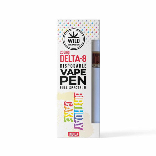 Wild Orchard Delta 8 THC Disposable Vape Pen - Birthday Cake 250mg