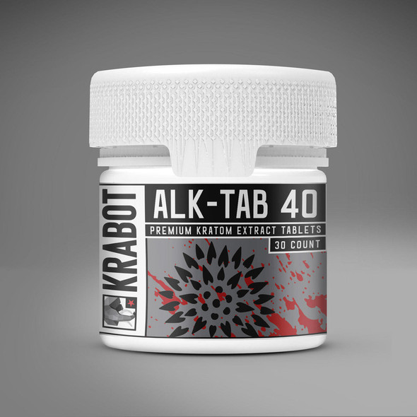 Krabot Alk-Tab 40 Premium Kratom Extract Tablets - 30 Count Krabot Alk-Tab 40 Premium Kratom Extract Tablets - 30 Count