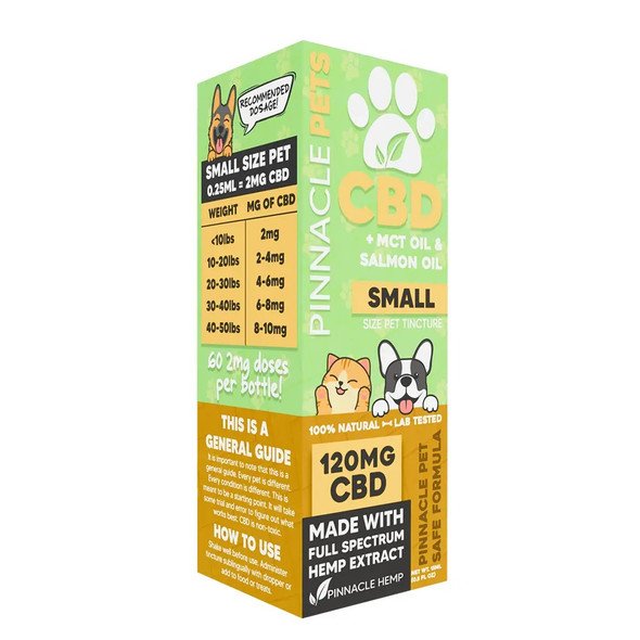 Pinnacle Hemp Full Spectrum CBD Salmon Oil For Pets - 120mg