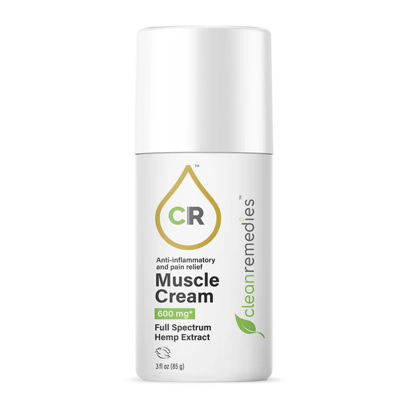 Clean Remedies Full Spectrum Hemp CBD Muscle Cream Rub