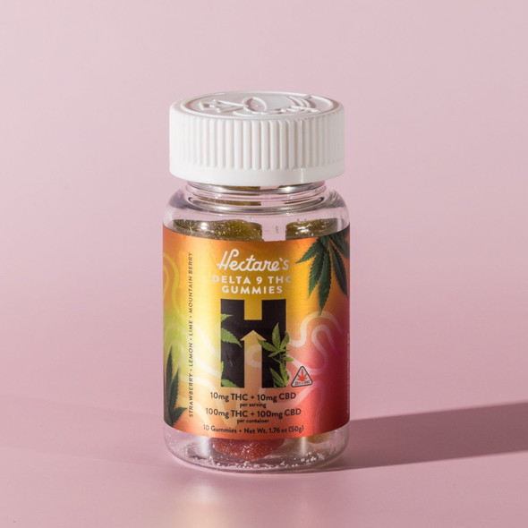 Hectare’s Delta 9 THC + CBD Vegan Gummies - 10mg