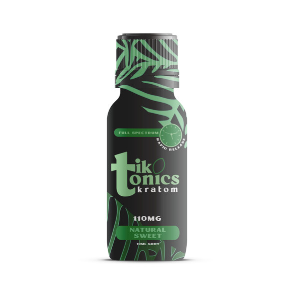 TikTonics Full Spectrum Kava + Kratom 2oz Shot - Calm Leaf