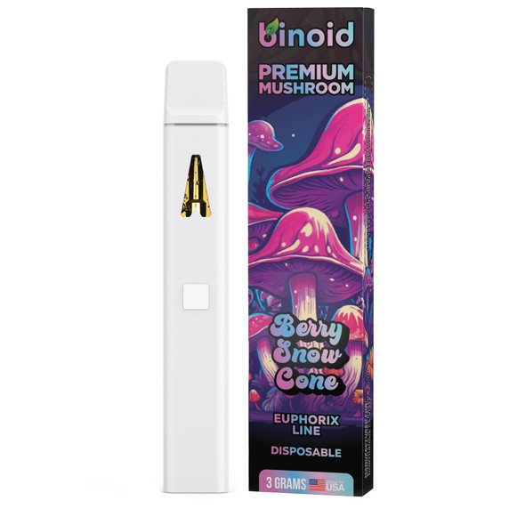 Binoid Euphorix Premium Mushroom 3G Disposable Vape Pen - Berry Snow Cone
