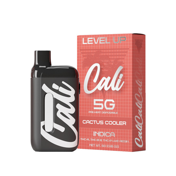 Level Up by Cali THC-A + THC-B + THC-P Live Resin 5G Disposable Vape Pen - Cactus Cooler Level Up by Cali THC-A + THC-B + THC-P Live Resin 5G Disposable Vape Pen - Cactus Cooler