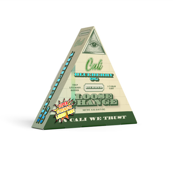 Cali Loose Change THCP Live Rosin Badder 0.5G Vape Cartridge - Blueberry OG