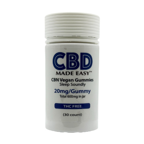 CBD Made Easy Sleep Soundly CBN Organic Vegan Gummies