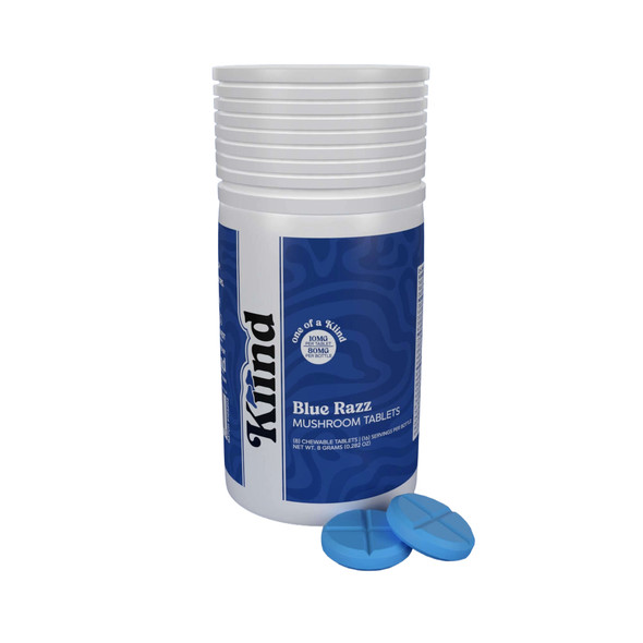 Kiind Mushroom Tablets - Blue Razz