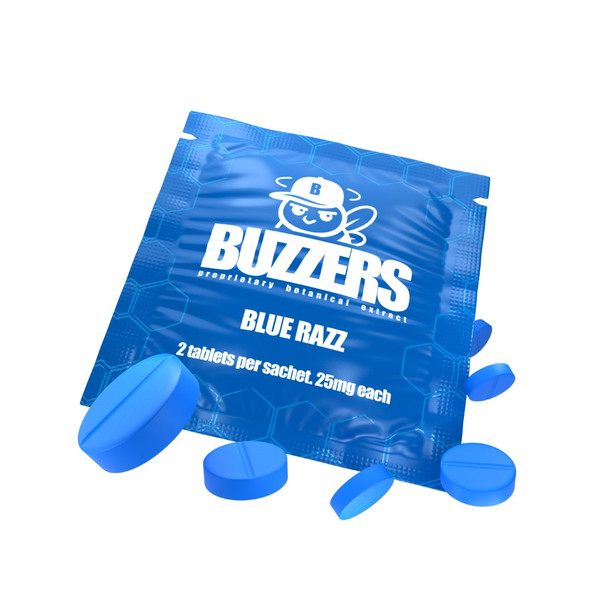 Buzzers Proprietary Botanical Extracts Tablets - Blue Razz