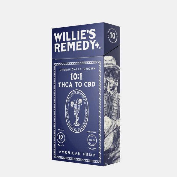 Willie's Remedy+ 10:1 THCA to CBD Smokes - Box