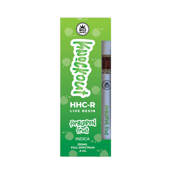 Wild Orchard Knockout HHC-R Live Resin Disposable Vape Pen - Calm Leaf