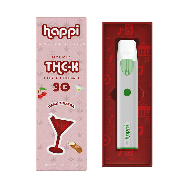 happease vape pen Happi THC-X + THC-P + Delta 11 THC Disposable 3ml Vape Pen