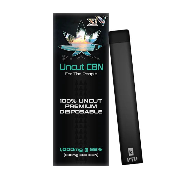 CBD For The People XN Uncut CBN & CBD Disposable Vape Pen - Calm Leaf