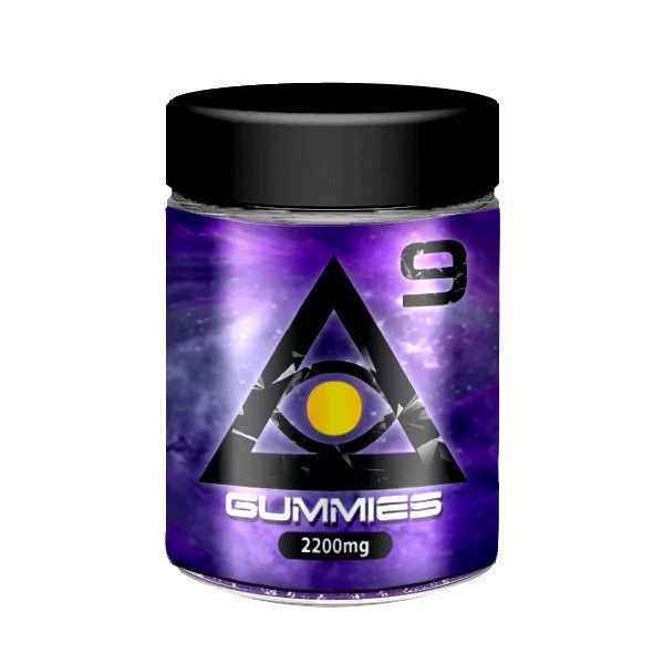 iDELTA8 Premium Black Hole Delta 9 THC Gummies - Calm Leaf