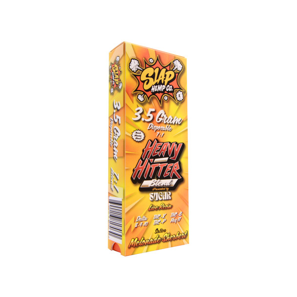 best vape pen for heavy hitters cartridges Slap Hemp Co. Hitter 7:1 Blend by Sugar Live Resin Disposable calm cbd Amount:5 * 1 ml Discount Vape Shop: Vape