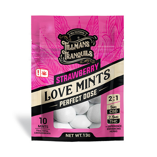 Tillmans Tranquils Delta 9 THC + CBD 2:1 Love Mints - Calm Leaf
