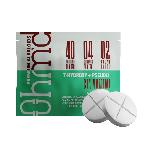 Ohm'd Premium Alkaloids 7-Hydroxy + Pseudo 40mg Tablets - Calm Leaf