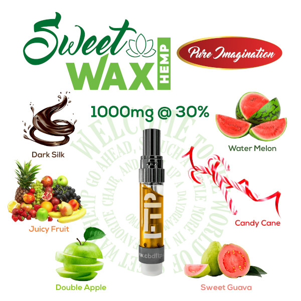 CBD Wax 8g 超高濃度　94.1% Sweet Wax Hemp X1 Uncut Full Spectrum CBD Wax Vape Cartridge