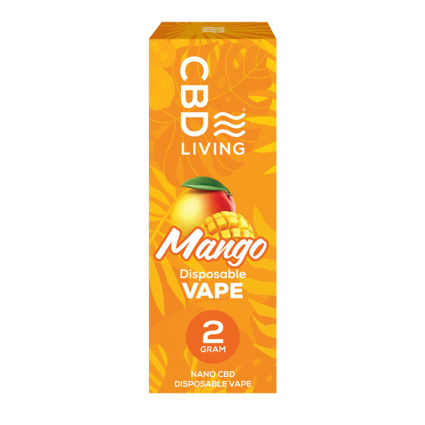 CBD Living Nano Infused Broad Spectrum Hemp CBD Disposable Vape