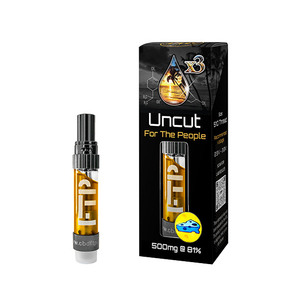 CBD For The People X3 Uncut Full Spectrum Hemp CBD Wax Vape