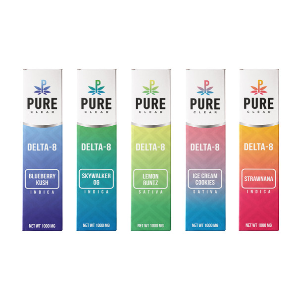 Pure Clear Delta 8 THC Disposable Vape Pen
